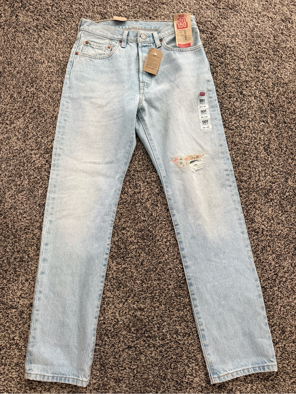 Levi's 501 high rise straight leg Women’s jeans size 26